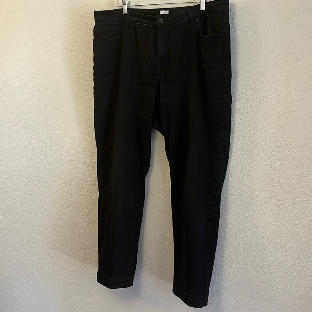 Black dress barn slacks 16 woman
